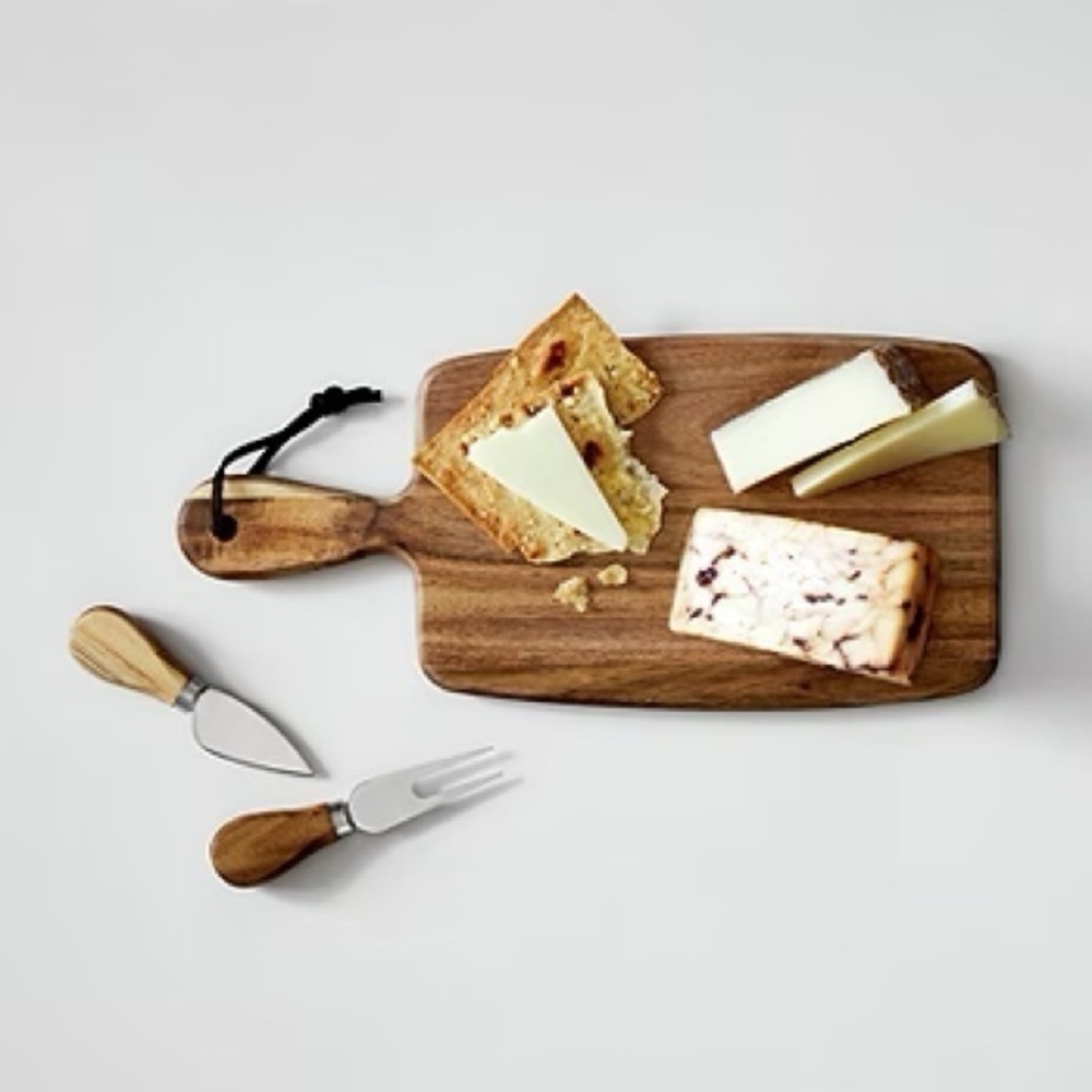 COPY - New Denmark 3-pc. Wood Cheese Board and Knife Set​